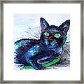 Aunt's Beautiful Companion, Ms. Biscuit Framed Print
