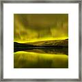 Aurora Borealis At Jasper National Park Framed Print