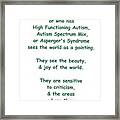 Autism Torture Framed Print