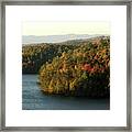 Autumn At Philpott Lake, Virginia Framed Print