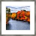 Autumn Channel Framed Print