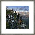 Autumn Colors Linville Falls Gorge Ii Framed Print