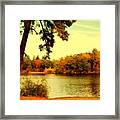 Autumn Dream - Lake Carasaljo Framed Print