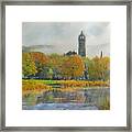 Autumn Glow Old Parish Church Peebles Framed Print