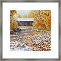 Autumn In New England Framed Print