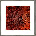 Autumn In Space Abstract Pano 1 Framed Print