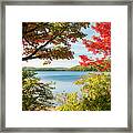 Autumn Lake Framed Print