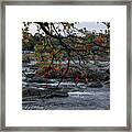 Autumn Leaves Frame The James River Framed Print