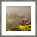 Autumn Lights In Bugey Mountains Framed Print