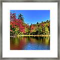 Autumn On 7th Lake Framed Print