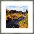 Autumn On Jackfish Creek Framed Print