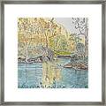 Autumn On The Ausable River Framed Print