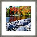Autumn Shoreline Framed Print