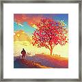 Autumn Sunrise Framed Print