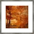 Autumn Tapestry - Lake Carasaljo Framed Print