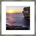 Azure Window - San Lawrenz, Malta - Seascape Photography Framed Print