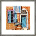 Azzurro Israele Framed Print