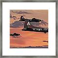 B17 - Sunset Home Framed Print