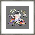 Baby Tooth T-shirt Framed Print