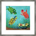 Baby Turtles Framed Print