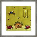 Badminton By Candlelight Framed Print