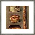 Baked Bread Loaves Framed Print