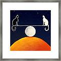 Balance With Me Framed Print