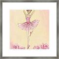 Ballerina Beauty Painting Framed Print