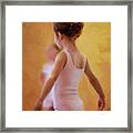 Ballerina In Pink Framed Print