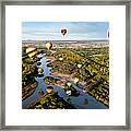 Balloons Over The Rio Grande Framed Print