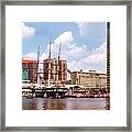 Baltimore Harbor Panorama Framed Print