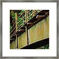 Bamboo Bridge Framed Print