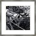 Bamboo Rail Framed Print