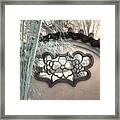 Bamboo Wall Chinese Garden Infrared Zen Framed Print