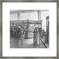 Banking, 19th Century Framed Print