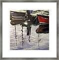 Barcas en puertochico-Santander Framed Print Barcas en puertochico-Santander Framed Print
