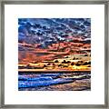 Barefoot Beach Sunset Framed Print