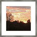 Barium Springs, Nc Sunset Framed Print