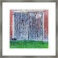 Barn Door Framed Print