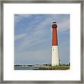 Barnegat Lighthouse - Jersey Shore Framed Print
