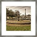 Barnwell Fountain Framed Print