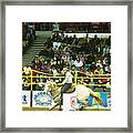 Barring Racing Framed Print