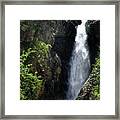 Barskoon Waterfall Framed Print