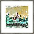 Basilica Pillar In Zaragoza Framed Print