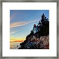 Bass Harbor Lighthouse Maine Framed Print