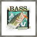 Bass Framed Print