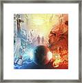 Battle For The Soul Framed Print