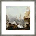 Battle Of Trafalgar Framed Print