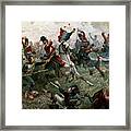 Battle Of Waterloo Framed Print