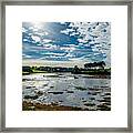 Bay At Low Tide In Clonakilty In Ireland Framed Print